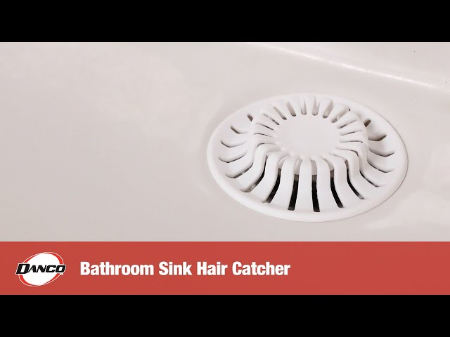 SINKRING the Ultimate Bathroom Sink Drain Protector Hair Catcher