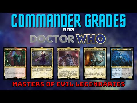 Commander Grades - The Best Masters of Evil Commanders from Doctor Who