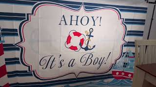 Nautical Baby Shower vlog