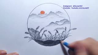 How to draw Landscape | Suna