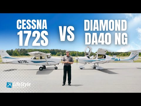 WHICH AIRPLANE IS BETTER? | Cessna 172 vs Diamond DA40 NG | FULL Comparison