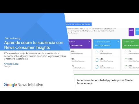 Aprende sobre tu audiencia con News Consumer Insights