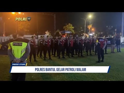 POLRES BANTUL GELAR PATROLI MALAM