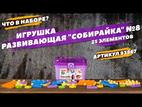 Миниатюра изображения товара Развивающий игровой набор Полесье СобирайКа №8 / 93967