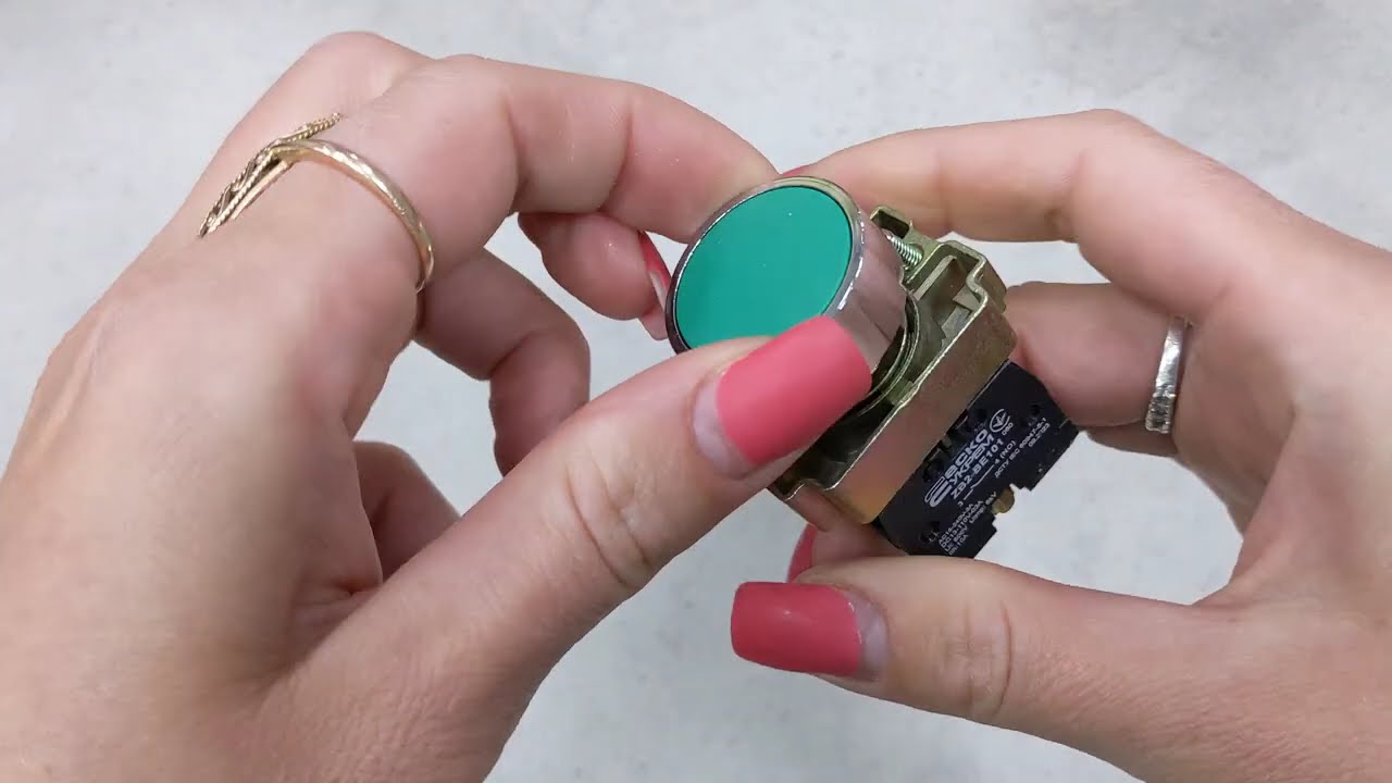 Кнопка Старт АСКО-УКРЕМ XB2-BA31 зеленая A0140010002