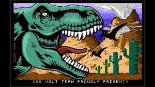 COMMODORE PLUS/4 += T-REX RUN += NEW GAME 2023
