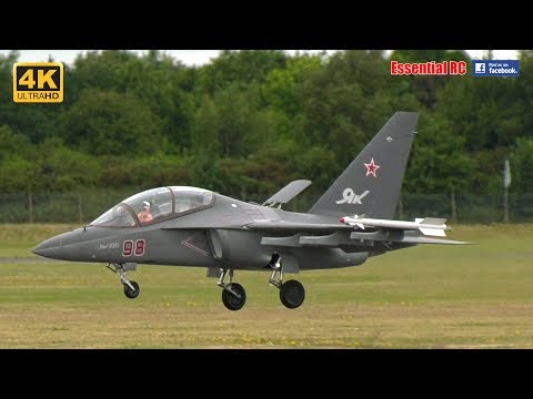 GIANT SCALE RC YAK-130 and WARBIRDS (LMA Cosford) [*UltraHD / 4K*]