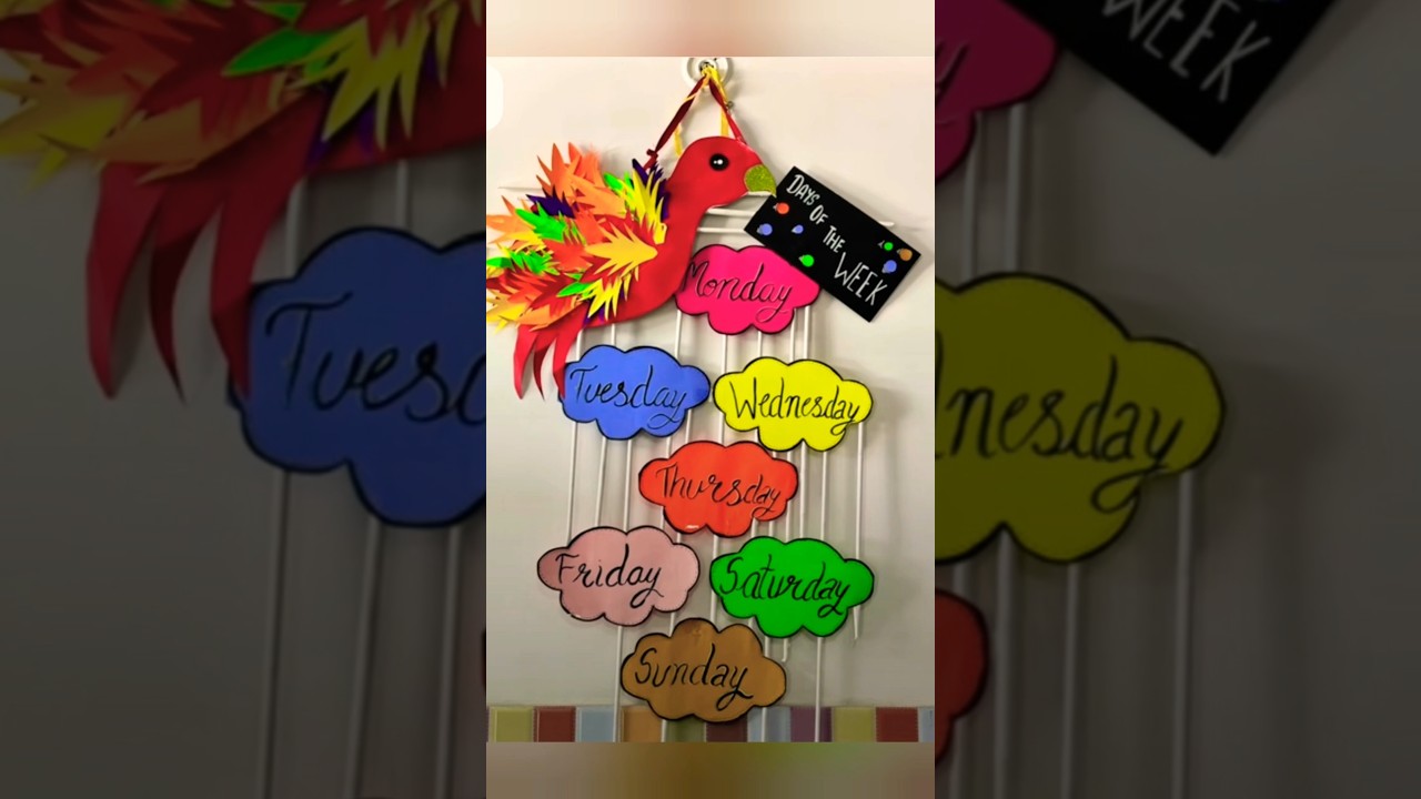 Days in a Week Classroom Charts