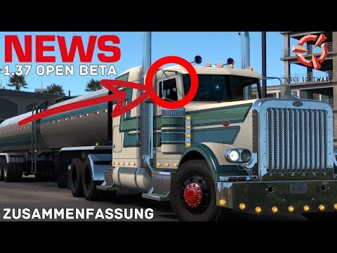 ATS 1.37 Open Beta First Look NEWS 🚨 Seitenfenster + Soundeffekt-Engine