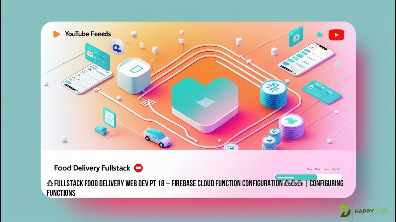 🍔 Fullstack Food Delivery Web Development Training Part 18 – Firebase Cloud Function Configuration☁️