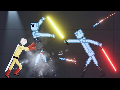 One Punch Man VS Androids in People Playground