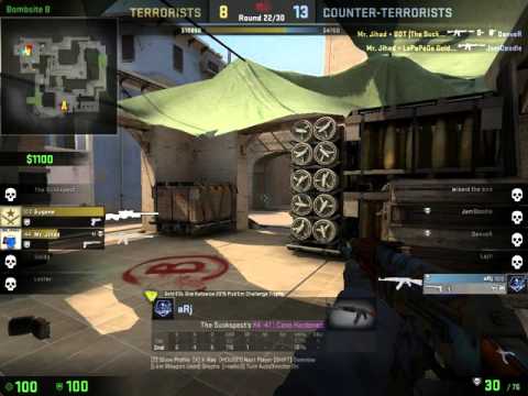 Clutch King #1 - 1v2 w/ Insane Flickshot!