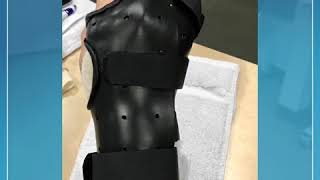 Darth Vader would be jealous of this custom orthosis!