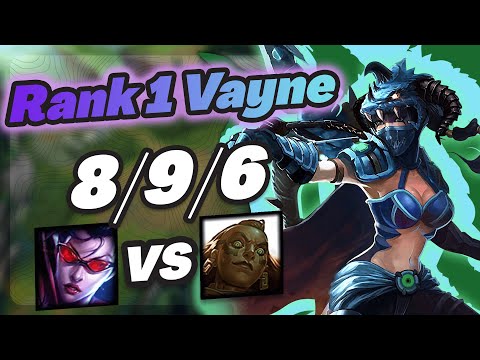 Vayne Vs Illaoi - Challenger Gameplay Rank 1 Vayne