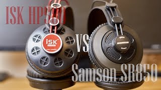 Video thumbnail for Samson SR850 vs ISK HP580 by iiWi Reviews