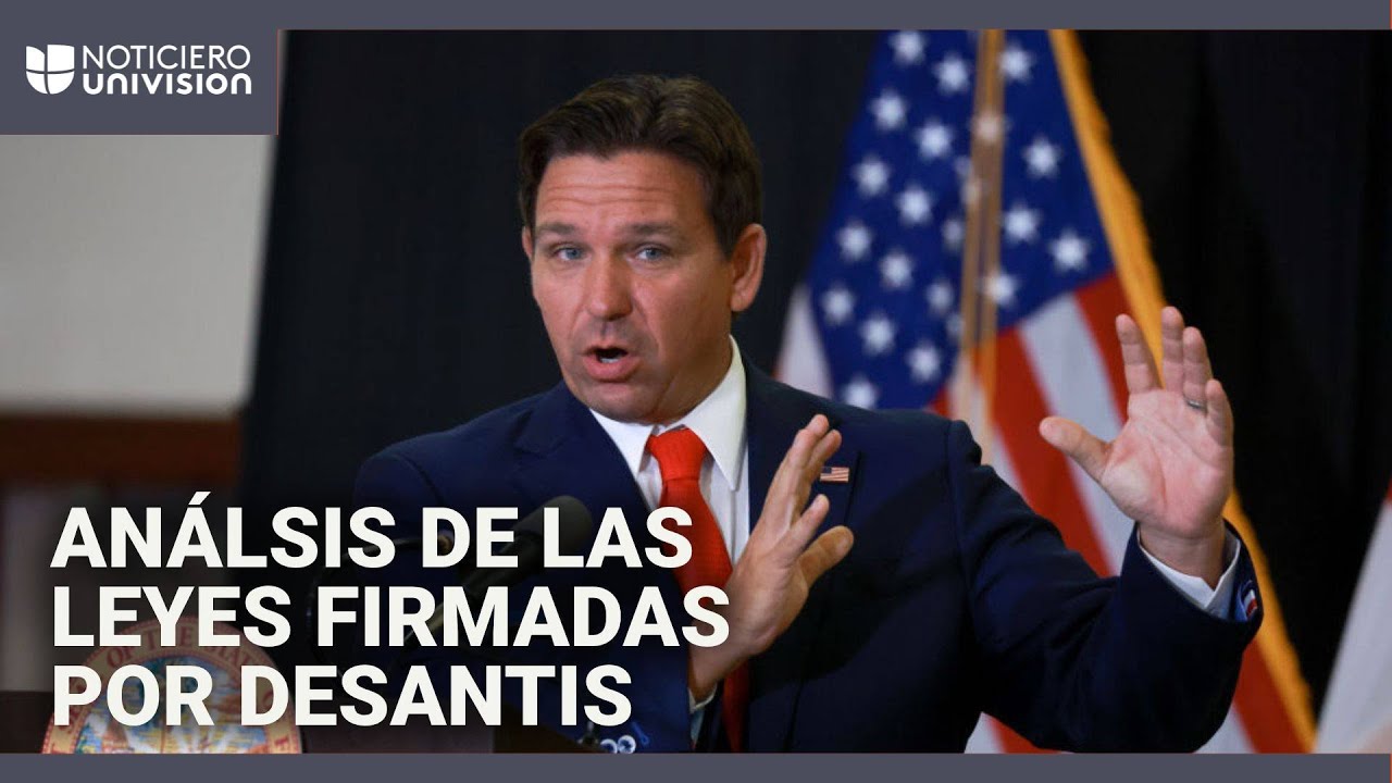 Analizamos el paquete de leyes migratorias firmadas por el gobernador Ron DeSantis: “Es polémico”