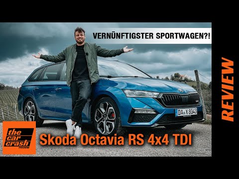 Skoda Octavia RS 4x4 TDI Combi (2021): Der vernünftigste Sportwagen der Welt?! Fahrbericht | Review