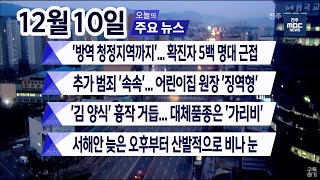 [뉴스투데이] 전주MBC 2020년 12월 10일