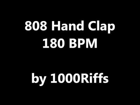 808 Hand Clap : 180 BPM - Beats Per Minute