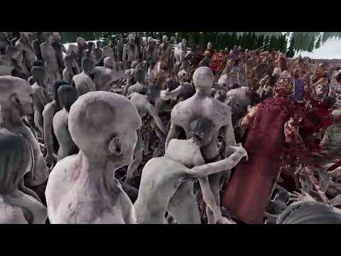 500.000 ZOMBIE vs 50.000 SPARTAN | ULTIMATE EPIC BATTLE SIMULATOR 2