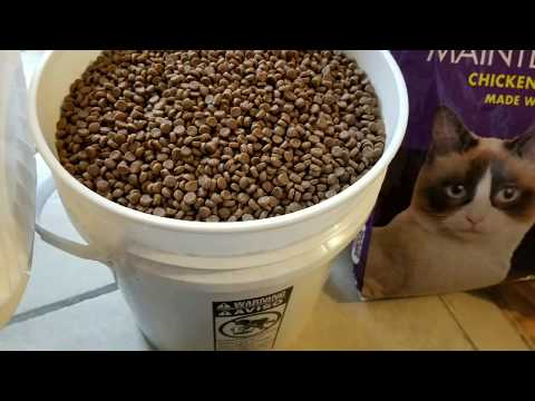 How to store lots of pet food!