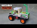 How To Make Matchbox Tractor At Home Tractor Kaise Banate Hain Tractor Making With DC Motor
