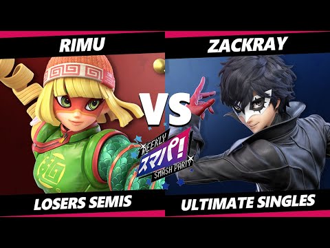 Sumapa 74 Losers Semis - Rimu (Min Min) Vs. Zackray (Joker) SSBU Ultimate Tournament