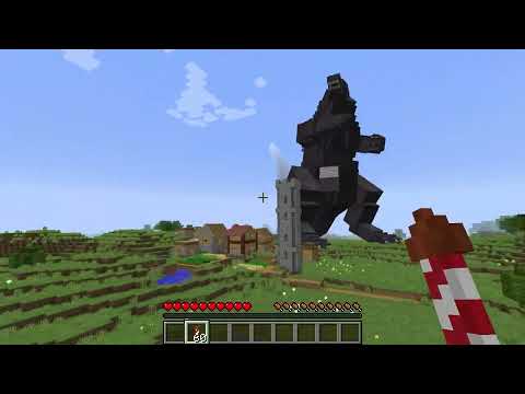 JJ and Mikey Escape From GIANT GODZILLA in Minecraft - Maizen