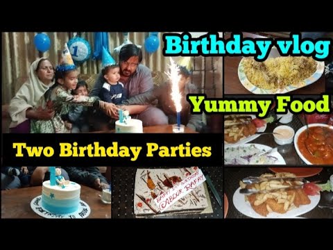 Birthday parties with yummy Food‼️Mateen & Rafay's Birthday‼️Birthday vlog‼️By Allure Hub