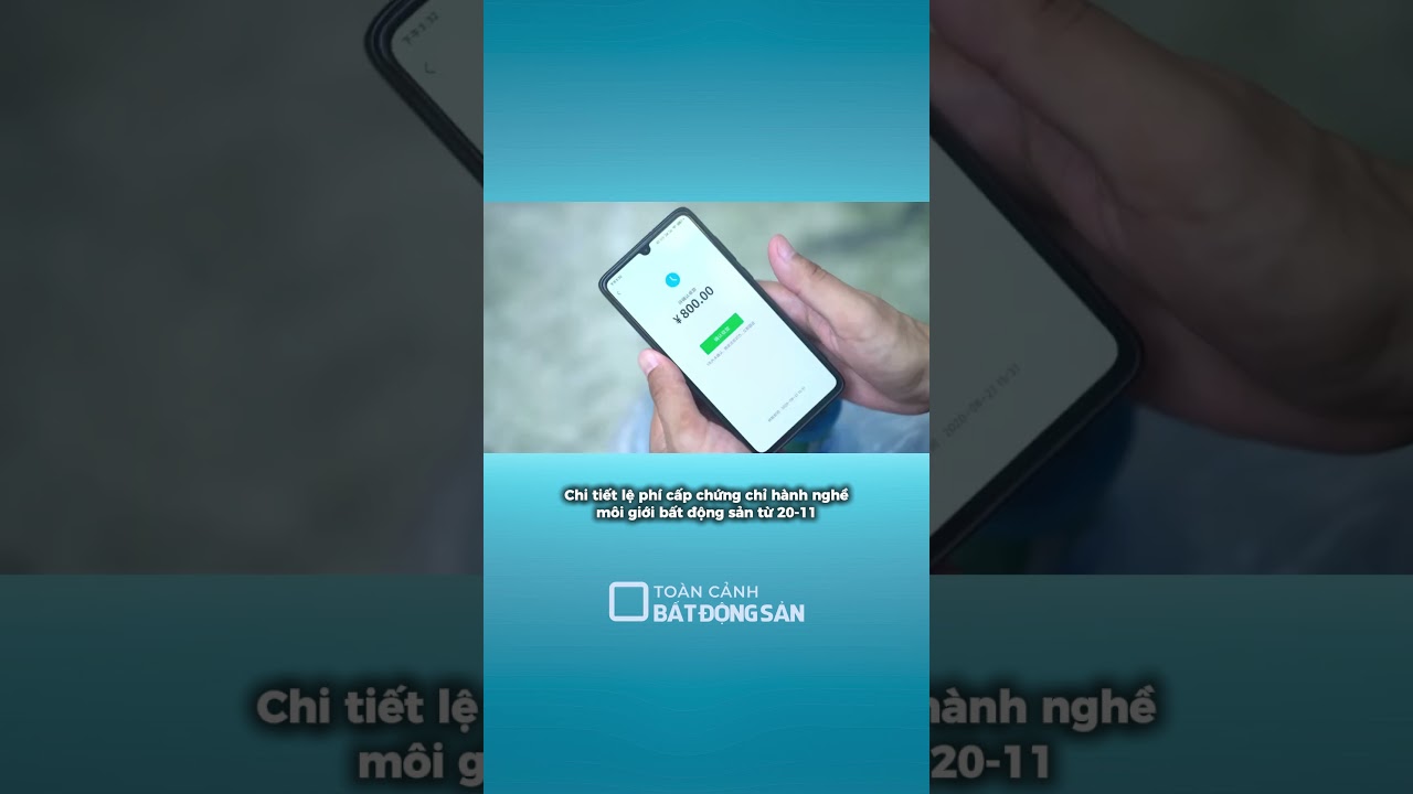 lệ phí cấp chứng chỉ hành nghề môi giới