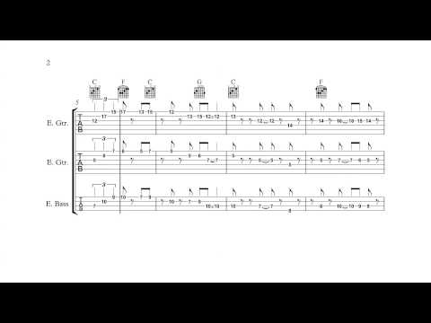 Super Mario Bros. (NES) - Overworld Theme (Main) - Guitar/Bass Tabs + Chords