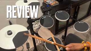 Video thumbnail for VANGOA Electric Drum Set Review | Perfect Beginner Drum Kit by CAMI LOOPS
