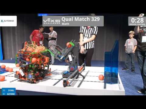VEX Worlds 2016 - VEXIQ Middle School - Math - Qual 329 (314A 6210W) 104