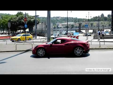 Alfa Romeo 4C sound and and acceleration