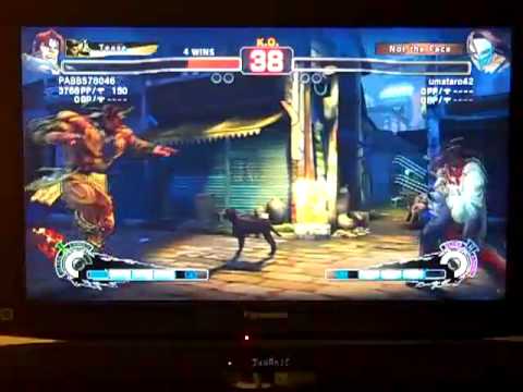 SSF4 AE - umataro42 vs PABBS78046 046 (Vega vs T Hawk)