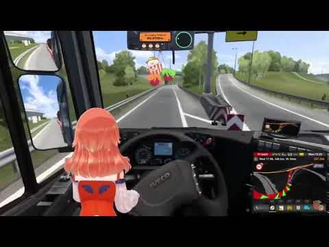 【EURO TRUCK SIMULATOR 2】UNARCHIVED CARAOKE while driving!! #kfp #キアライブ {Takanashi Kiara 4/19/24}
