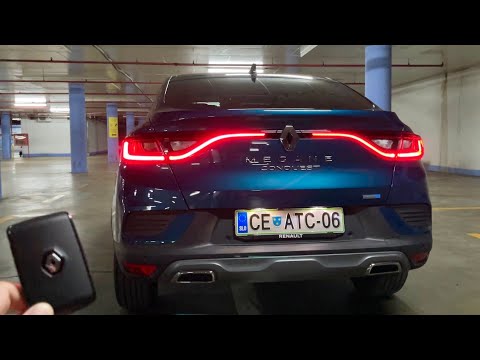 Neuer RENAULT Megane Conquest (ARKANA) 2022 bei Nacht - Exterieur & Interieur Details