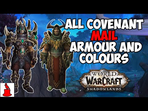 ALL Covenant MAIL Armour Sets, Colours and Sources - WoW Shadowlands