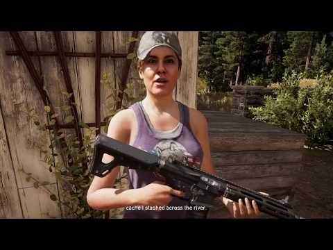 Far Cry® 5 gameplay walkthrough - Grace under fire - Lamb of god church (bull mating with a cow)