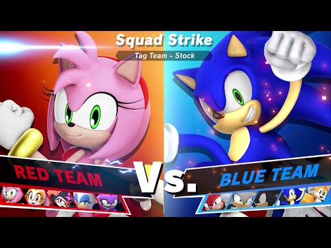 Team Sonic Girls vs Team Sonic Boys Squad Strike Quickie