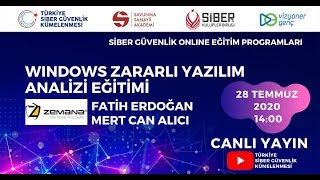 Türkiye Siber Güvenlik Kümelenmesi - Windows Zararlı Yazılım Analizi Eğitimi