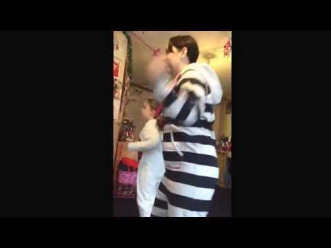 In the deepest planes of Africa..  The adult Zebra teaches her young how to attract a potential mate