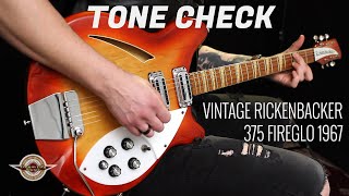 Video thumbnail for TONE CHECK: Vintage 1967 Rickenbacker 375 Fireglo | No Talking by Cream City Music