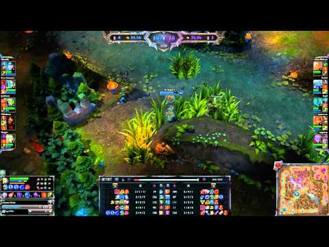 Orianna pentakill with baron steal!