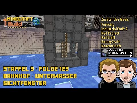 Let´s Play Buildcraft [HD+] S03E123 - Bahnhof - Unterwasser Sichtfenster