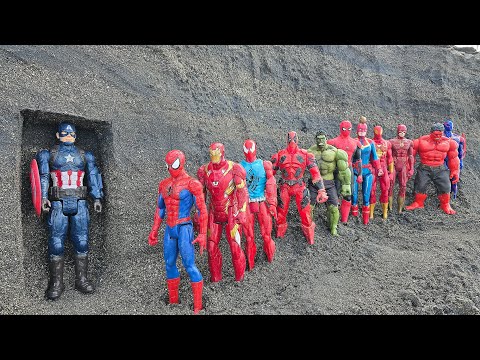 AVENGERS SUPERHERO GAME, MARVEL SPIDER-MAN, HULK, CAPTAIN AMERICA, THOR, IRON MAN, VENOM, THANOS 6