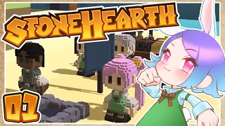 【ゆっくり実況】#01 まにまに南の島開拓！ゆっくりハースリングス【Stonehearth:ACE】
