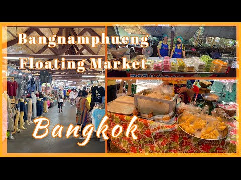 Mercado flutuante de Bang Nam Phueng - Bangkok Tailândia 2023