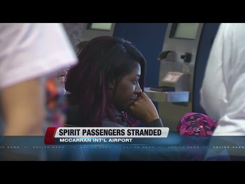 Spirit Airlines passengers upset after flight canceled to California