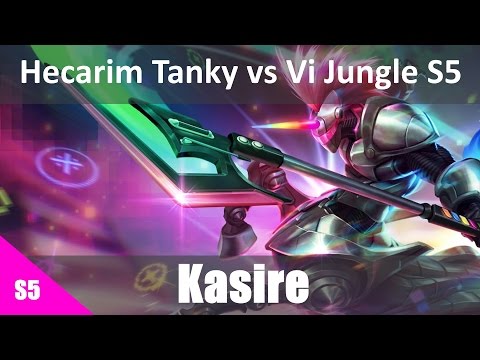 Hecarim Jungle vs Vi Jungle Tanky Style Full Game
